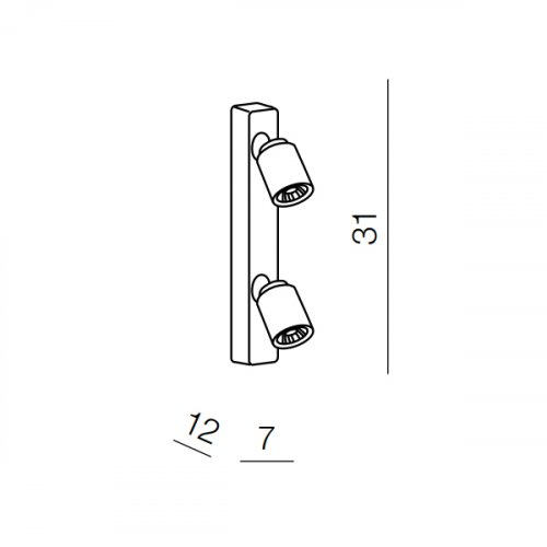 Світильник-спот AZzardo TOMI 2 AZ0678 alt 1