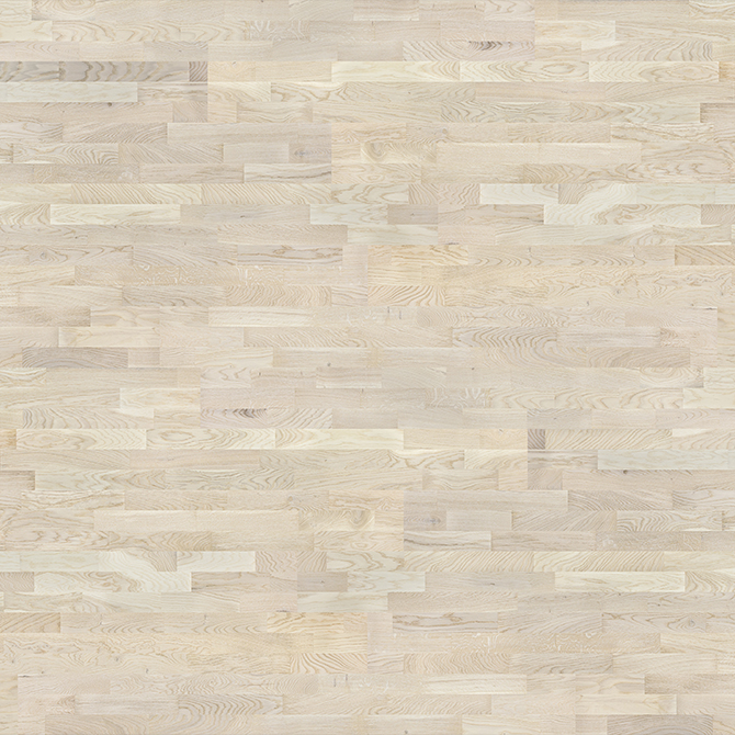 Паркетна дошка ESTA PARKET Дуб Promo White 3-пол. екстра матовий лак 13099