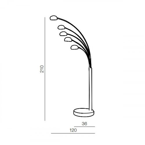 Торшер AZzardo PALP AZ0020 white alt 4