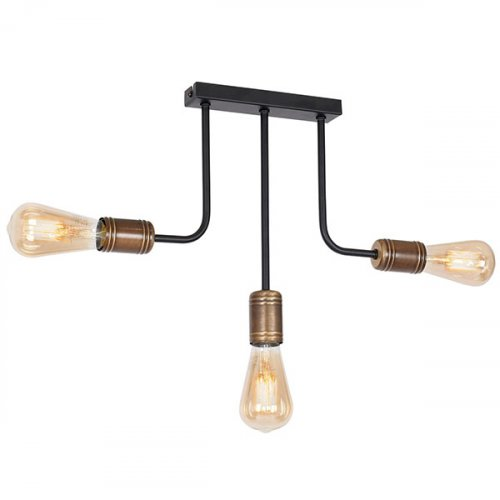 Люстра LUMINEX Candela antic brass 9764