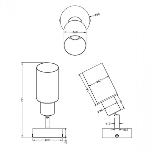 Світильник-спот TRIO MARS R80011007 alt 1