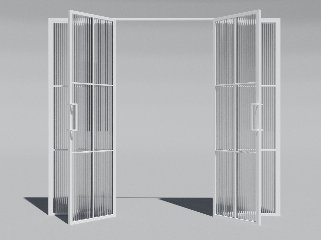 Міжкімнатна перегородка Svarg з двома дверцятами