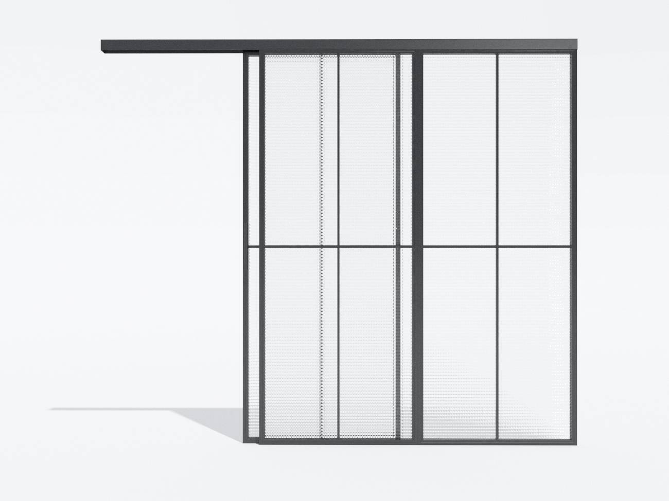 Міжкімнатна перегородка Svarg з однієї розсувними дверима