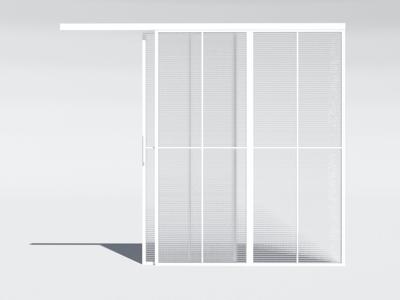 Міжкімнатна перегородка Svarg з однієї розсувними дверима alt 1