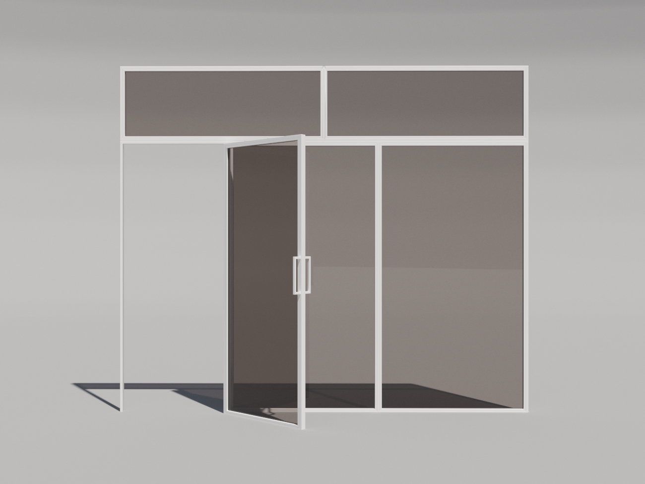 Міжкімнатна перегородка Svarg з одного орними дверима alt 1