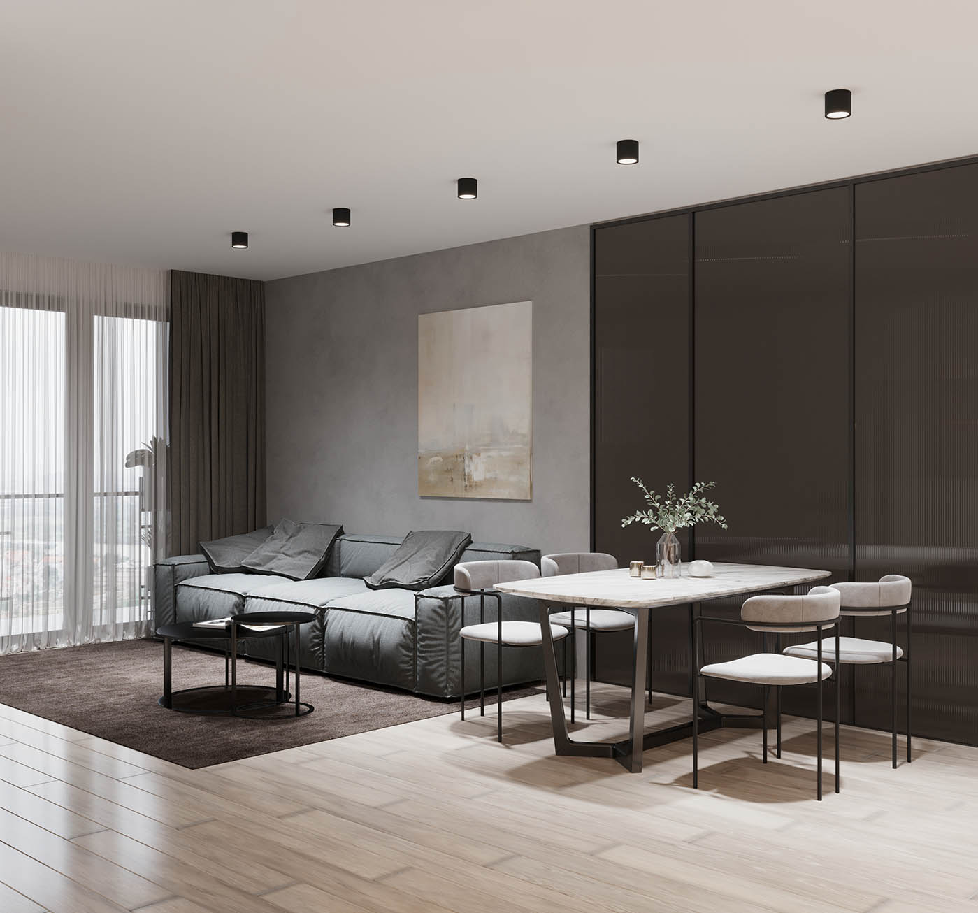 Точковий світильник Skarlat D519B-LED 7W BK 4000K alt 5