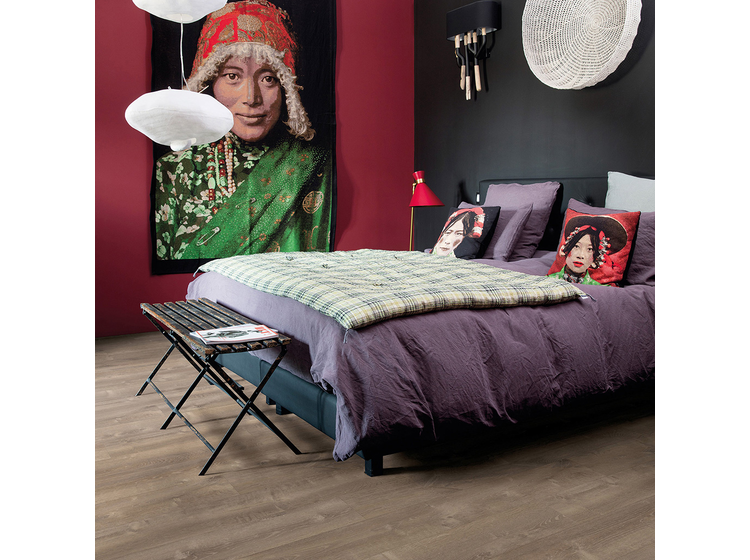 Вінілова підлога Quick-Step Pulse Click PUCL40086 Sand storm oak brown