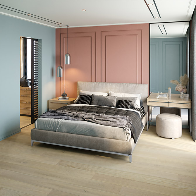 Паркетна дошка ESTA PARKET Дуб ABC Sandstone Original 1-пол. екстра матовий лак 11165 alt 1