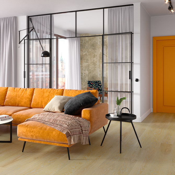 Паркетна дошка ESTA PARKET Дуб BC Kose Grey Pores 1-пол. екстра матовий лак 11098