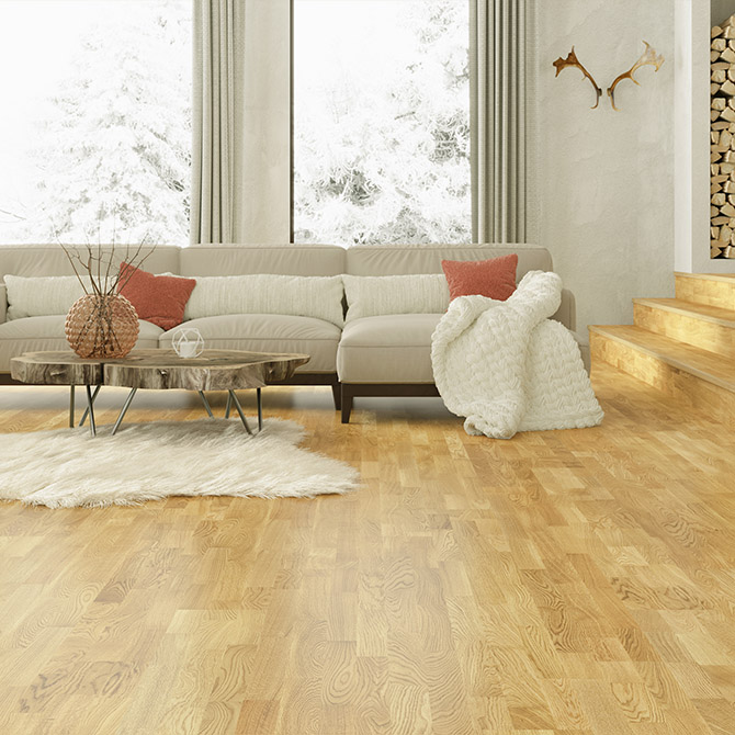 Паркетна дошка ESTA PARKET Дуб Village 3-пол. матовий лак 13081 alt 1