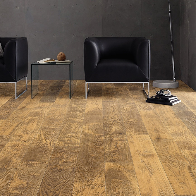 Паркетна дошка HARO Manufaktur Дуб Barrique Selectiv 1-пол, масло 529062 alt 1