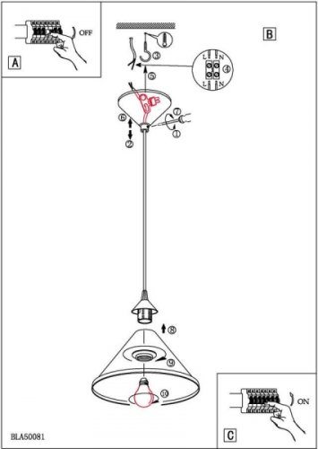 Люстра Eglo NAVY 90974 alt 1
