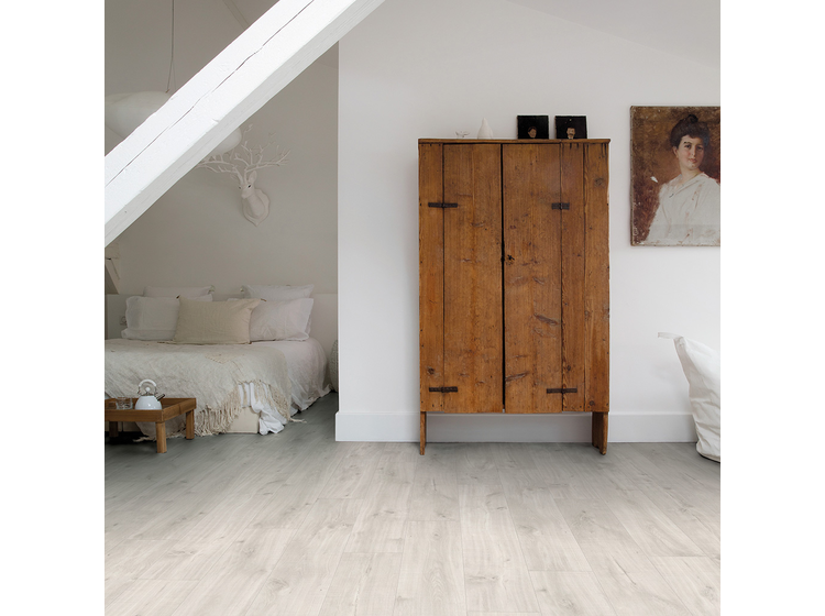 Вінілова підлога Quick-Step Balance Click BACL40128 Canyon oak light with saw cuts