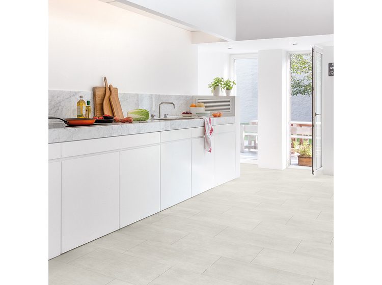 Вінілова підлога Quick-Step Ambient Click AMCL40049 Light concrete