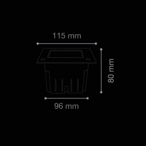 Вуличний світильник Ideal Lux 96575 LETI SQUARE alt 1