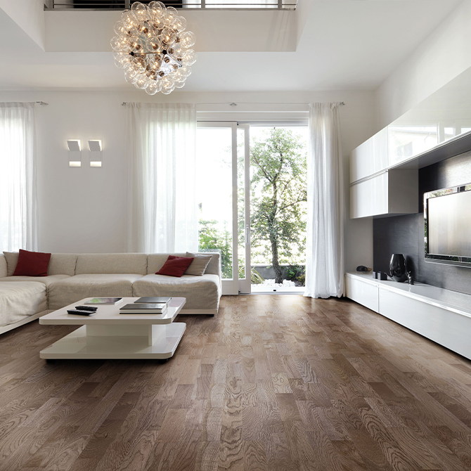 Паркетна дошка Befag Дуб Robust Thermo Brown 3-пол. лак 568294