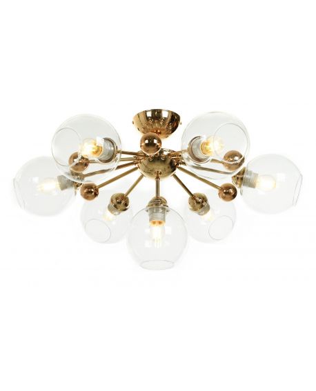 Люстра стельова Lumina Deco DEVOLI W7 LDC 8040-7 (GD)