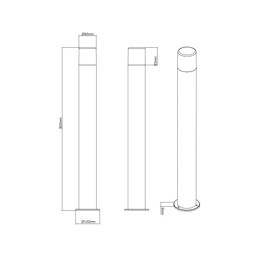 Парковий стовпчик TRIO HOOSIC 422260124 alt 2