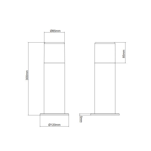 Парковий стовпчик TRIO HOOSIC 524060142 alt 2