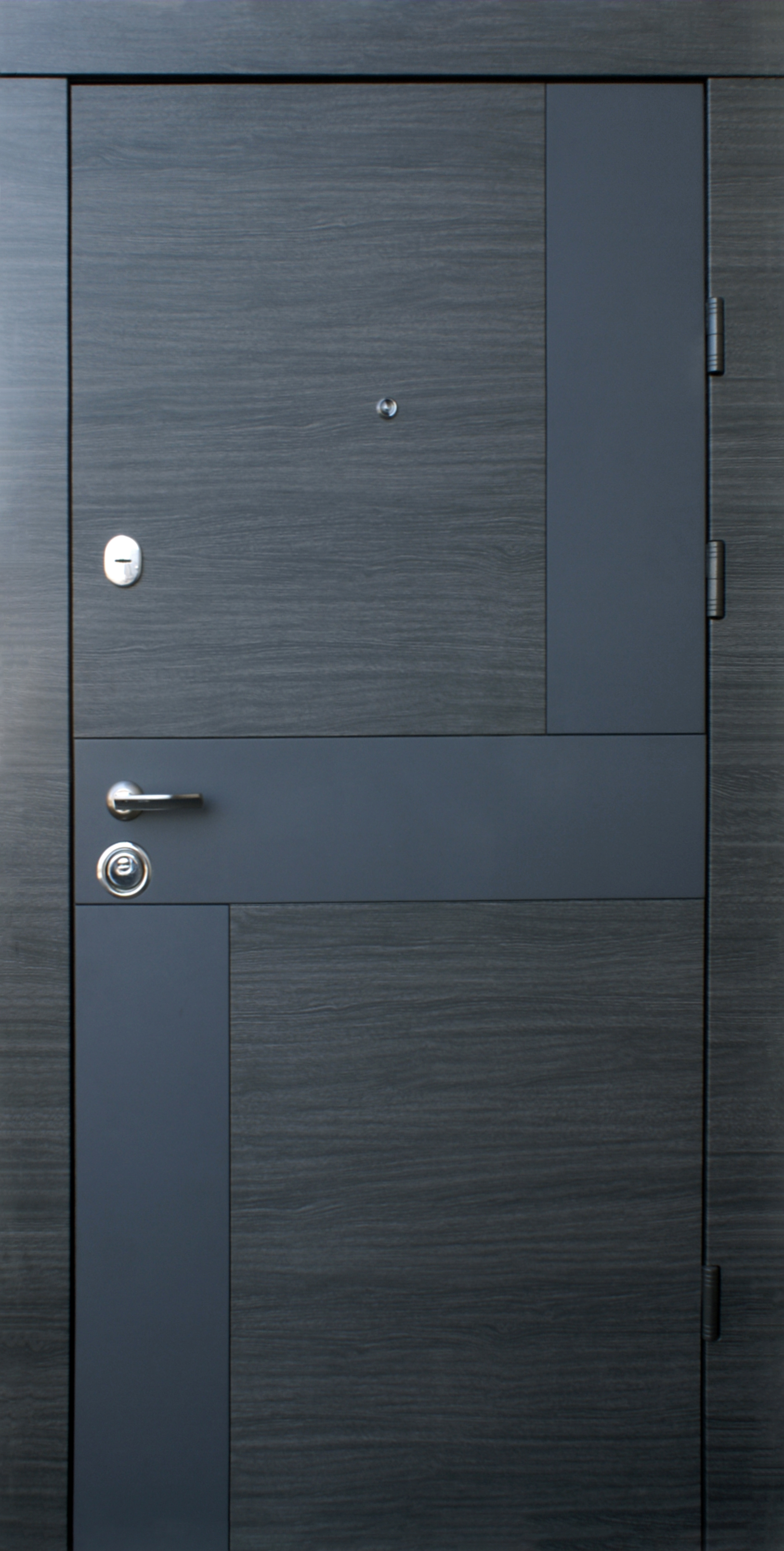 Вхідні двері Qdoors Преміум Стиль-М Венге Сірий Горизонт АРТ Біле Дерево