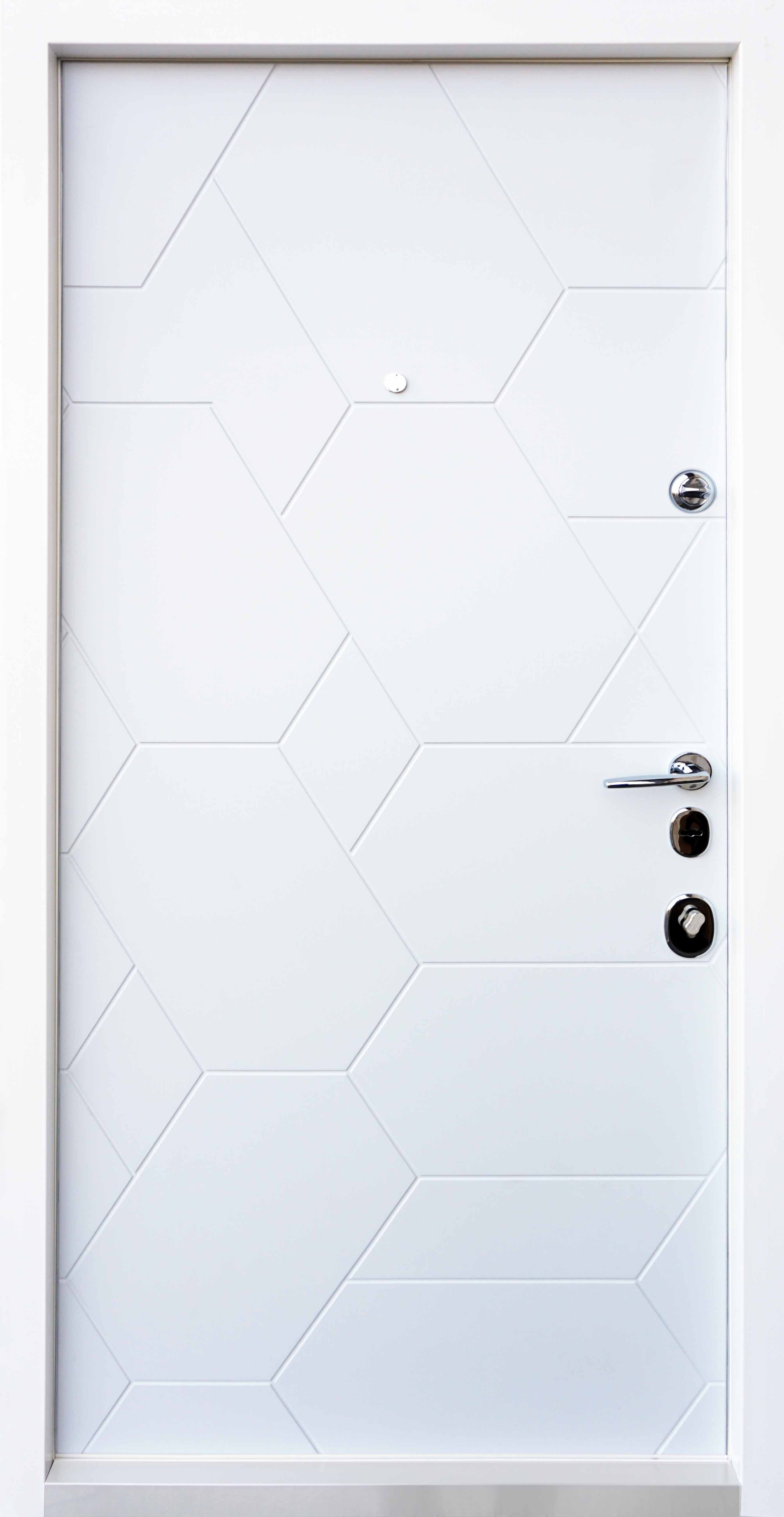 Вхідні двері Qdoors Авангард Поло Елегант Сірий Білий Супермат alt 1