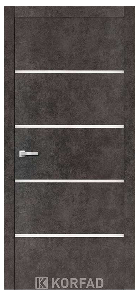 Двері міжкімнатні KORFAD, Aluminium Plato ALP-05
