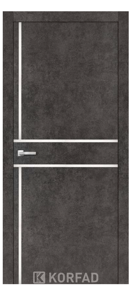 Двері міжкімнатні KORFAD, Aluminium Plato ALP-06 alt 2
