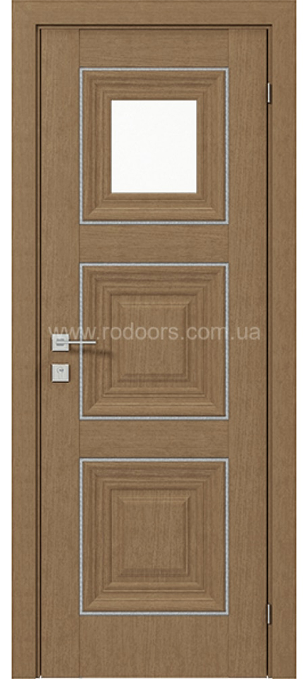 Міжкімнатні двері Rodos Versal Irida полустекло1