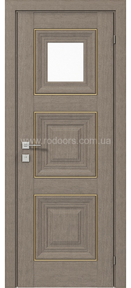 Міжкімнатні двері Rodos Versal Irida полустекло1