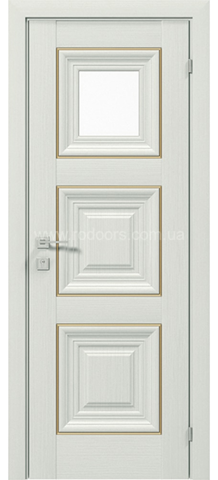 Міжкімнатні двері Rodos Versal Irida полустекло1