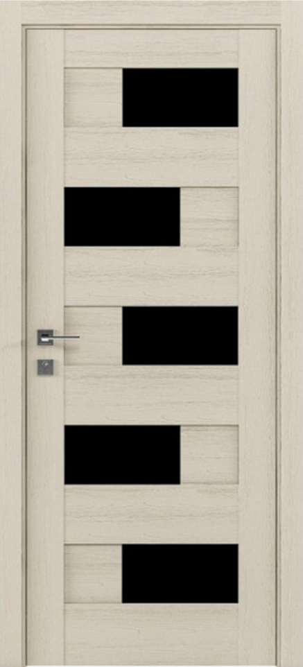 Міжкімнатні двері Rodos Modern Verona полустекло BLK alt 1