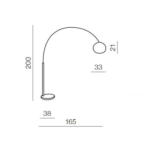 Торшер AZzardo TOGO AZ0021 chrome alt 5