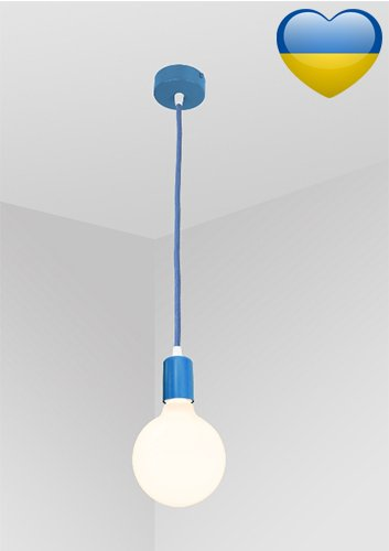 Підвісний світильник ImperiumLight 27100.30.30 блакитний