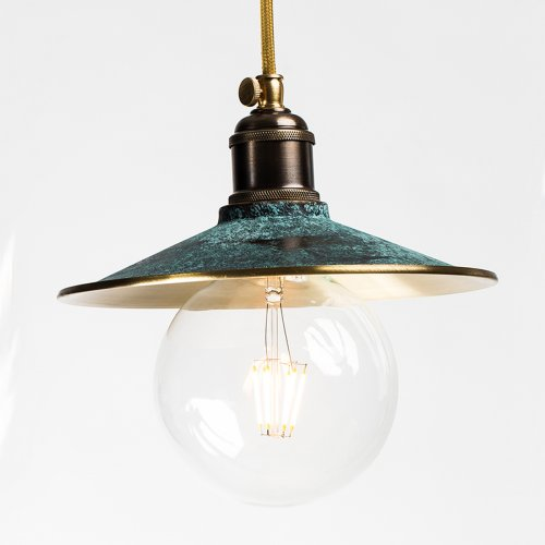 Підвісний світильник PikArt 610-4 зелена патина