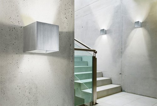 Настінний світильник AZzardo MARS AZ0895 aluminium alt 2