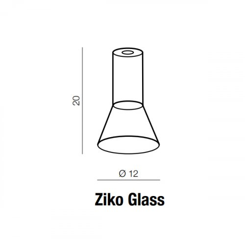 Плафон для світильників Azzardo Ziko Glass AZ3416 clear alt 2