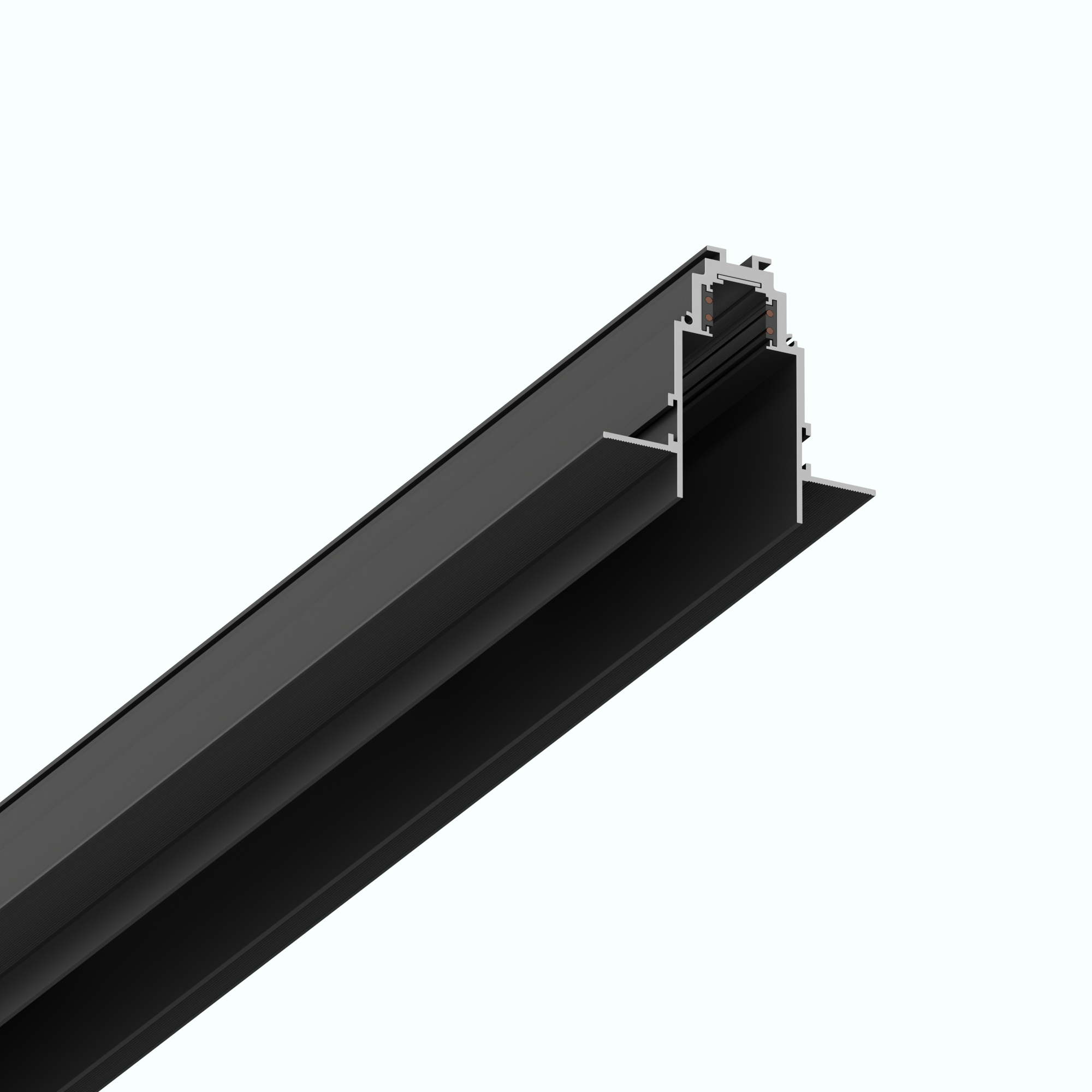 Вбудований магнітний трек Light Hub Magnenic 1 LH-TRACK-35 / R-1-BK alt 1