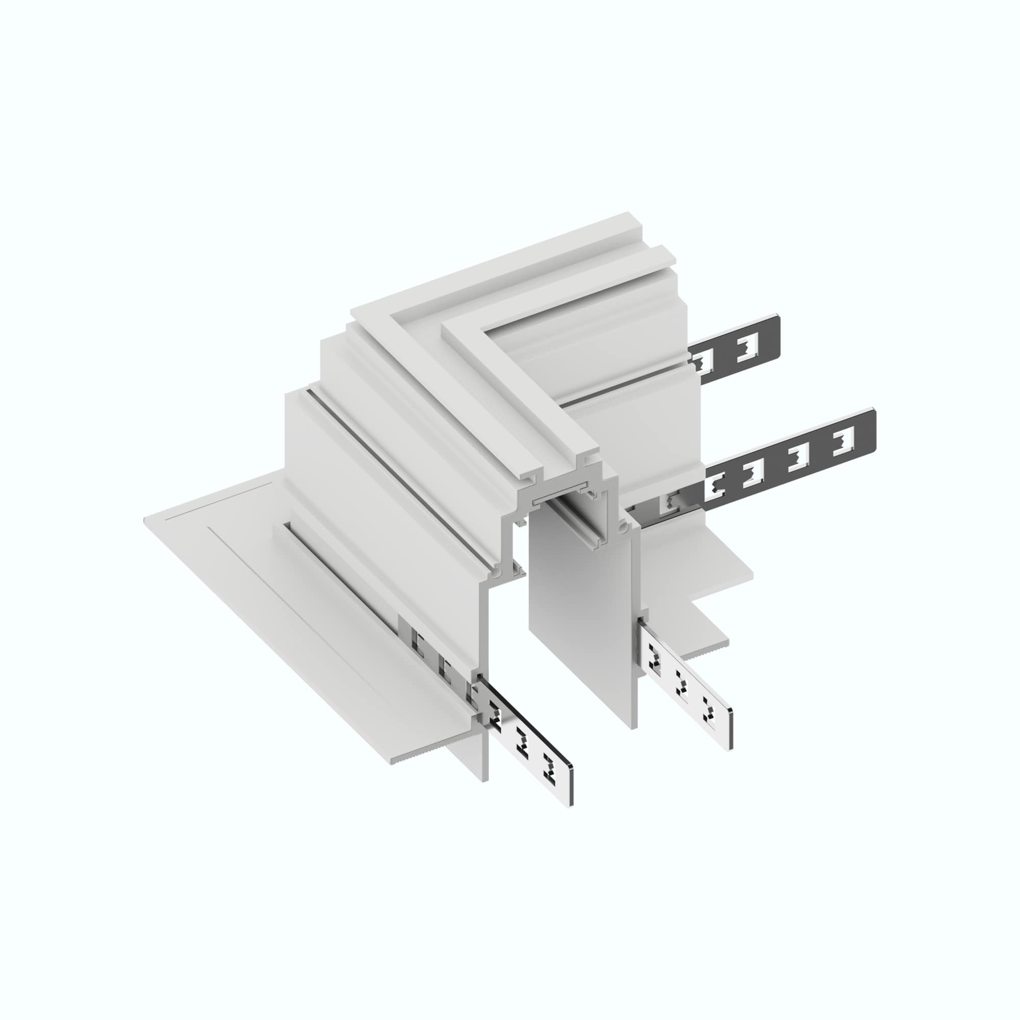 Кутовий з'єднувач 90 ° Light Hub Magnenic 1 LH-CORNERSET-35R-WH (стелю / стеля)