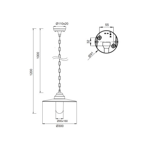 Вуличний світильник TRIO BRENTA 301760142 alt 3